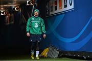 12 February 2016; Ireland's Eoin Reddan arrives for the captain's run. Ireland Rugby Captain's Run. Stade de France, Saint Denis, Paris, France. Picture credit: Ramsey Cardy / SPORTSFILE
