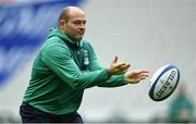 12 February 2016; Ireland captain Rory Best in action during the captain's run. Ireland Rugby Captain's Run. Stade de France, Saint Denis, Paris, France. Picture credit: Ramsey Cardy / SPORTSFILE