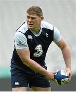 12 February 2016; Ireland's Tadhg Furlong in action during the captain's run. Ireland Rugby Captain's Run. Stade de France, Saint Denis, Paris, France. Picture credit: Ramsey Cardy / SPORTSFILE