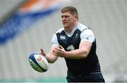 12 February 2016; Ireland's Tadhg Furlong in action during the captain's run. Ireland Rugby Captain's Run. Stade de France, Saint Denis, Paris, France. Picture credit: Ramsey Cardy / SPORTSFILE