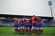 12 February 2016; The Ardee Community School team before the game. Anne McInerney Cup, Ardee Community School v Coláiste Bhride Carnew. Donnybrook Stadium, Donnybrook, Dublin. Picture credit: Sam Barnes / SPORTSFILE