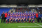 12 February 2016; The Ardee Community School squad pose for a team photograph before the game. Anne McInerney Cup, Ardee Community School v Coláiste Bhride Carnew. Donnybrook Stadium, Donnybrook, Dublin. Picture credit: Sam Barnes / SPORTSFILE