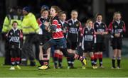12 February 2016; Action from the Bank of Ireland Half-Time Mini Games featuring Cill Dara RFC and Wicklow RFC during the Guinness PRO12, Round 14, clash between Leinster and Zebre at the RDS Arena, Ballsbridge, Dublin. Picture credit: Stephen McCarthy / SPORTSFILE