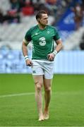 13 February 2016; Jamie Heaslip, Ireland, walks the pitch ahead of the game. RBS Six Nations Rugby Championship, France v Ireland. Stade de France, Saint Denis, Paris, France. Picture credit: Brendan Moran / SPORTSFILE