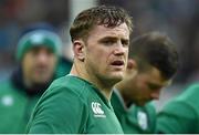 13 February 2016; A dejected Jamie Heaslip, Ireland, after the game. RBS Six Nations Rugby Championship, France v Ireland. Stade de France, Saint Denis, Paris, France. Picture credit: Brendan Moran / SPORTSFILE
