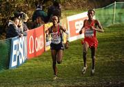13 December 2009; Eventual winner Alemayehu Bezabeh, Spain, and eventual second place Mo Farah, Great Britian, in action during the Senior Men's event at the 16th SPAR European Cross Country Championships. Santry Demesne, Santry, Co. Dublin. Picture credit: Stephen McCarthy / SPORTSFILE