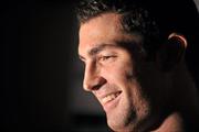 15 December 2009; Leinster's Rob Kearney during a press conference ahead of their Heineken Cup game against Llanelli Scarlets on Saturday. Leinster Rugby Press Conference, David Lloyd Riverview, Clonskeagh, Dublin. Picture credit: Brian Lawless / SPORTSFILE