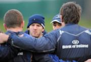 15 December 2009; Leinster head coach Michael Cheika speaks to his players during squad training ahead of their Heineken Cup game against Llanelli Scarlets on Saturday. Donnybrook Stadium, Donnybrook, Dublin. Picture credit: Brian Lawless / SPORTSFILE