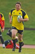 16 December 2009; Munster's Wian Du Preez in action during squad training ahead of their Heineken Cup game against Perpignan on Sunday. University of Limerick, Limerick. Picture credit: Diarmuid Greene / SPORTSFILE