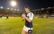 20 December 2009; Munster's Donncha O'Callaghan applauds the travelling supporters after the game. Heineken Cup Pool 1 Round 4, Perpignan v Munster, Stade Aime Giral, Perpignan, France. Picture credit: Brendan Moran / SPORTSFILE