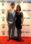 20 December 2009; Athlete Mary Cullen with Mark Smith before the RTÉ Sports Awards. RTÉ Sports Awards 2009 in association with the Irish Sports Council, RTÉ Television, Donnybrook, Dublin 4. Picture credit: Pat Murphy / SPORTSFILE