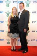 20 December 2009; Golfer Shane Lowry with Deirdre Molloy before the RTÉ Sports Awards. RTÉ Sports Awards 2009 in association with the Irish Sports Council, RTÉ Television, Donnybrook, Dublin 4. Picture credit: Pat Murphy / SPORTSFILE