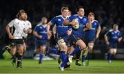 12 February 2016; Cian Kelleher, Leinster, on his way to scoring his team's eighth try. Guinness PRO12, Round 14, Leinster v Zebre, RDS Arena, Ballsbridge, Dublin. Picture credit: Cody Glenn / SPORTSFILE