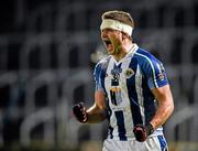 13 February 2016; Conal Keaney, Ballyboden St Enda's, celebrates after kicking the game's last point to put his team up 4 points. AIB GAA Football Senior Club Championship, Semi-Final, Ballyboden St Enda's v Clonmel Commercials. O'Moore Park, Portlaoise, Co. Laois. Picture credit: Cody Glenn / SPORTSFILE