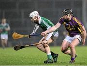 13 February 2016; Cian Lynch, Limerick, in action against Andrew Kenny, Wexford. Allianz Hurling League, Division 1B, Round 1, Limerick v Wexford. Gaelic Grounds, Limerick. Picture credit: Sam Barnes / SPORTSFILE