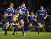 12 February 2016; Cian Kelleher, Leinster, on his way to scoring his team's eighth try. Guinness PRO12, Round 14, Leinster v Zebre, RDS Arena, Ballsbridge, Dublin. Picture credit: Cody Glenn / SPORTSFILE