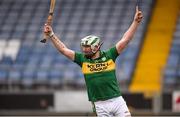 14 February 2016; Mikey Boyle, Kerry, celebrates after scoring his side's 1st goal. Allianz Hurling League, Division 1B, Round 1, Laois v Kerry. O'Moore Park, Portlaoise, Co. Laois. Photo by Sportsfile