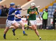 14 February 2016; Shane Nolan, Kerry, in action against Darren Maher, Laois. Allianz Hurling League, Division 1B, Round 1, Laois v Kerry. O'Moore Park, Portlaoise, Co. Laois. Photo by Sportsfile