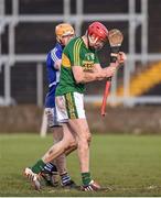 14 February 2016; Patrick Kelly, Kerry, celebrates at the final whistle. Allianz Hurling League, Division 1B, Round 1, Laois v Kerry. O'Moore Park, Portlaoise, Co. Laois. Photo by Sportsfile