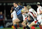 26 December 2009; Rob Kearney, Leinster, on his way to scoring his side's first try. Celtic League, Leinster v Ulster, RDS, Dublin. Picture credit: David Maher / SPORTSFILE