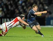 26 December 2009; Gordon D'Arcy, Leinster, is tackled by Dan Tuohy, Ulster. Celtic League, Leinster v Ulster, RDS, Dublin. Picture credit: David Maher / SPORTSFILE