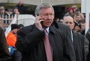 28 December 2009; The Manchester United manager Sir Alex Ferguson at the races. Leopardstown Christmas Racing Festival 2009, Leopardstown Racecourse, Dublin. Photo by Sportsfile