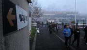 28 December 2009; A general view of punters leaving after racing was abandoned. Leopardstown Christmas Racing Festival 2009, Leopardstown Racecourse, Dublin. Photo by Sportsfile
