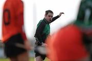 13 December 2009; Referee Eadhmonn Mac Suibhne. All-Ireland Junior Camogie Club Championship Final Replay, Lavey, Derry, v St. Anne's Dunhill, Waterford, Donaghmore, Ashbourne, Co. Meath. Picture credit: Brian Lawless / SPORTSFILE  *** Local Caption ***