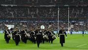 13 February 2016; The band walk off the pitch after the playing of the National Anthems. RBS Six Nations Rugby Championship, France v Ireland. Stade de France, Saint Denis, Paris, France. Picture credit: Ramsey Cardy / SPORTSFILE