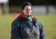 14 February 2016; Paula Cunnigham, Monaghan manager.  Lidl Ladies Football National League, Division 1,  Monaghan v Dublin. Emyvale, Co. Monaghan. Picture credit: Oliver McVeigh / SPORTSFILE
