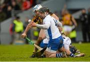 14 February 2016; Noel Connors, Waterford, in action against Jonjo Farrell, Kilkenny. Allianz Hurling League, Division 1A, Round 1, Waterford v Kilkenny. Walsh Park, Waterford. Picture credit: Piaras Ó Mídheach / SPORTSFILE