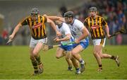 14 February 2016; Walter Walsh, Kilkenny, in action against Kevin Moran, Waterford. Allianz Hurling League, Division 1A, Round 1, Waterford v Kilkenny. Walsh Park, Waterford. Picture credit: Piaras Ó Mídheach / SPORTSFILE