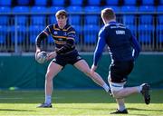 15 February 2016; Leinster's Garry Ringrose and Dan Leavy in action during squad training. Leinster Rugby Squad Training. Donnybrook Stadium, Donnybrook, Dublin. Picture credit: Matt Browne / SPORTSFILE