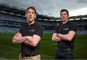 16 February 2016; In attendance at the launch of the 2016 EirGrid GAA Football U21 All-Ireland Championship launch today are  EirGrid GAA Football U21 All-Ireland Championship ambassadors Trevor Giles, former Meath footballer, left, and Sean Cavanagh, Tyrone footballer. Croke Park, Dublin. Picture credit: Stephen McCarthy / SPORTSFILE