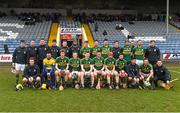 14 February 2016; The Kerry squad. Allianz Hurling League, Division 1B, Round 1, Laois v Kerry. O'Moore Park, Portlaoise, Co. Laois. Photo by Sportsfile