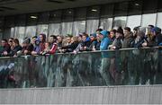 16 February 2016; Spectators look on during the game. Independent.ie HE GAA Fitzgibbon Cup Quarter-Final, Mary Immaculate College Limerick v Galway Mayo Institute of Technology. MICL Grounds, Limerick. Picture credit: Diarmuid Greene / SPORTSFILE