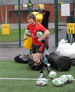 12 January 2010; Ulster's Isaac Boss before squad training ahead of their Heineken Cup game against Edinburgh on Friday night. Ashfield Boys School, Belfast, Co. Antrim. Picture credit: Oliver McVeigh / SPORTSFILE