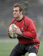 12 January 2010; Ulster's David Pollock in action during squad training ahead of their Heineken Cup game against Edinburgh on Friday night. Ashfield Boys School, Belfast, Co. Antrim. Picture credit: Oliver McVeigh / SPORTSFILE