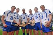 13 January 2010; Pictured at the unveiling of the new Waterford GAA strip for 2010 were Waterford hurlers and footballers, left to right, Tony Browne, Eoin Kelly, Dan Shanahan, Mick Ahearne, Maurice O'Gorman and Stephen Cunningham. The new jersey was launched as part of a new two year sponsorship by 3, Ireland’s fastest growing network, of Waterford GAA, covering both the Hurling and Football codes and includes all grades from Minor to Senior inter-county teams over the next two years. Croke Park, Dublin. Picture credit: David Maher / SPORTSFILE