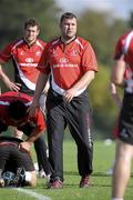 5 October 2009; Ulster assistants forward coach Jeremy Davidson during squad training ahead of their Heineken Cup game against Bath. Newforge Country Club, Belfast, Co. Antrim. Picture credit: Oliver McVeigh / SPORTSFILE