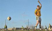 16 January 2010; Kerry goalkeeper Tomas Mac an tSaoir turns as the ball falls through the posts for a point for IT Tralee. McGrath Cup, Preliminary Round, Kerry v IT Tralee, Strand Road Pitch, Kerins O'Rahillys GAA Club, Tralee, Co. Kerry. Picture credit: Brendan Moran / SPORTSFILE