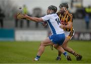 14 February 2016; Jake Dillon, Waterford, in action against Conor Fogarty, Kilkenny. Allianz Hurling League, Division 1A, Round 1, Waterford v Kilkenny. Walsh Park, Waterford. Picture credit: Piaras Ó Mídheach / SPORTSFILE