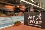17 February 2016; A general view of the action at the AIT International Athletics Grand Prix. Athlone Institute of Technology International Arena, Athlone, Co. Westmeath. Picture credit: Stephen McCarthy / SPORTSFILE