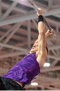 17 February 2016; Shawn Barber of Canada competes in the men's pole vault event at the AIT International Athletics Grand Prix. Athlone Institute of Technology International Arena, Athlone, Co. Westmeath. Picture credit: Stephen McCarthy / SPORTSFILE