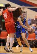 17 January 2010; Louise Galvin, UL Basketball Club, in action against Shauna O'Connor, DCU Mercy. 2010 Basketball Ireland Women's SuperLeague National Cup Semi-Final, UL Basketball Club v DCU Mercy, Neptune Stadium, Cork. Picture credit: Brendan Moran / SPORTSFILE