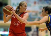 17 January 2010; Suzanne Maguire, DCU Mercy, in action against Louise Galvin, UL Basketball Club. 2010 Basketball Ireland Women's SuperLeague National Cup Semi-Final, UL Basketball Club v DCU Mercy, Neptune Stadium, Cork. Picture credit: Brendan Moran / SPORTSFILE