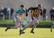 17 January 2010; Ciaran McManus, Offaly, in action against Michael Mahony, Kilkenny. O'Byrne Cup, First Round, Kilkenny v Offaly, Thomastown GAA Club, Grennan, Thomastown, Co. Kilkenny. Picture credit: Ray McManus / SPORTSFILE