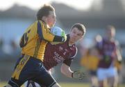 17 January 2010; Sean Johnson, DCU, in action against Willie Murtagh, Westmeath. O'Byrne Cup, First Round, Westmeath v DCU, St. Lomans GAA Grounds, Mullingar, Co. Westmeath. Picture credit: Brian Lawless / SPORTSFILE