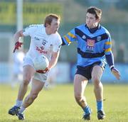 17 January 2010; Keith Cribbin, Kildare, in action against Niall Corkery, UCD. O'Byrne Cup, First Round, Kildare v UCD, St. Conleth's Park, Newbridge, Co. Kildare. Picture credit: Barry Cregg / SPORTSFILE