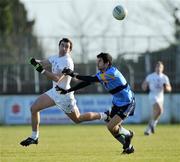 17 January 2010; Robert Kelly, Kildare, in action against Cian O'Sullivan, UCD. O'Byrne Cup, First Round, Kildare v UCD, St. Conleth's Park, Newbridge, Co. Kildare. Picture credit: Barry Cregg / SPORTSFILE